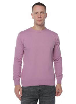 Pulover barbatesc ,Cashmere, Giovane Ricco, cu lana merinos si casmir, Roz